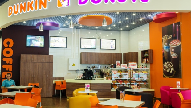 Dunkin donuts интерьер